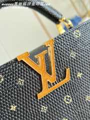 Uubags Louis Vuitton M48865 Capucines Bag In Black Crocodile Leather 27x9x18cm - 5