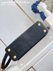 Uubags Louis Vuitton M48865 Capucines Bag In Black Crocodile Leather 27x9x18cm - 2