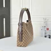 Uubags Gucci Beatrix medium tote bag brown and beige original GG canvas bag 35x27.5x11cm - 5