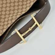 Uubags Gucci Beatrix medium tote bag brown and beige original GG canvas bag 35x27.5x11cm - 6