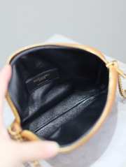 Uubags YSL Gaby zipped pouch in quilted lambskin brown 19x12x3cm - 2