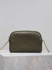 Uubags YSL Gaby zipped pouch in quilted lambskin light musk 19x12x3cm - 1