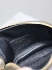 Uubags YSL Gaby zipped pouch in quilted lambskin light musk 19x12x3cm - 6