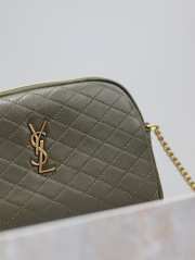 Uubags YSL Gaby zipped pouch in quilted lambskin light musk 19x12x3cm - 3