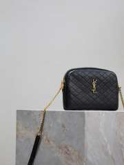 Uubags YSL Gaby zipped pouch in quilted lambskin black 19x12x3cm - 5