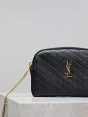 Uubags YSL Gaby zipped pouch in quilted lambskin black 19x12x3cm - 3
