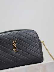 Uubags YSL Gaby zipped pouch in quilted lambskin black 19x12x3cm - 2