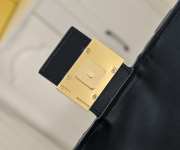 Uubags Fendi Baguette Cargo Multi-pocket Black Leather 2-way Bag 26.5x15x5cm - 2