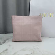 Uubags Dior Trianon Bag with Chain Rose Songe Flat Macrocannage Lambskin 25x21x7cm - 6