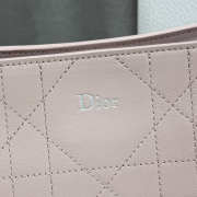 Uubags Dior Trianon Bag with Chain Rose Songe Flat Macrocannage Lambskin 25x21x7cm - 2