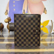 Uubags Louis Vuitton R20107 Notebook Cover Damier Ebene In Large Size 18.5x23x3cm - 1