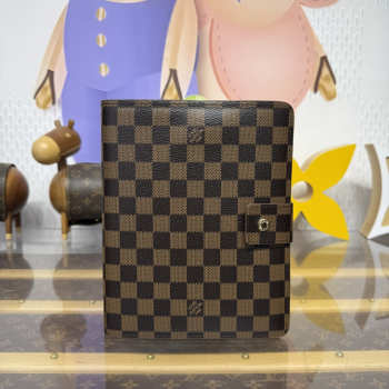 Uubags Louis Vuitton R20107 Notebook Cover Damier Ebene In Large Size 18.5x23x3cm