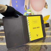 Uubags Louis Vuitton R20107 Notebook Cover Damier Ebene In Large Size 18.5x23x3cm - 3