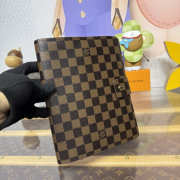 Uubags Louis Vuitton R20107 Notebook Cover Damier Ebene In Large Size 18.5x23x3cm - 2