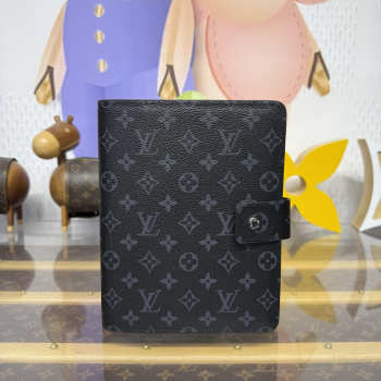 Uubags Louis Vuitton R20106 Black Notebook Cover Damier Ebene In Large Size 18.5x23x3cm