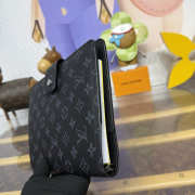 Uubags Louis Vuitton R20106 Black Notebook Cover Damier Ebene In Large Size 18.5x23x3cm - 6