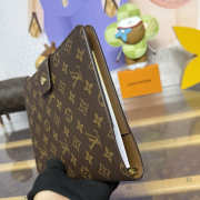 Uubags Louis Vuitton R20106 Brown Notebook Cover Damier Ebene In Large Size 18.5x23x3cm - 5