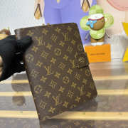 Uubags Louis Vuitton R20106 Brown Notebook Cover Damier Ebene In Large Size 18.5x23x3cm - 3