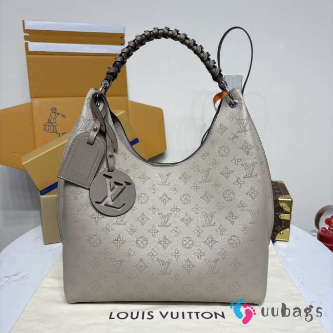 Uubags Louis Vuitton M21775 Carmel Hobo Bag In Galet Gray 35x40x17cm - 1