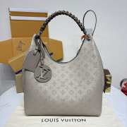Uubags Louis Vuitton M21775 Carmel Hobo Bag In Galet Gray 35x40x17cm - 1