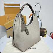 Uubags Louis Vuitton M21775 Carmel Hobo Bag In Galet Gray 35x40x17cm - 2