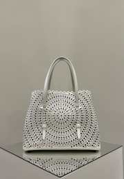 Uubags Alaia Mina medium Vienne white bag 32x15.5x25cm - 6