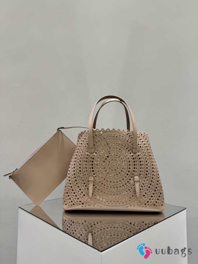 Uubags Alaia Mina medium Vienne beige bag 32x15.5x25cm - 1