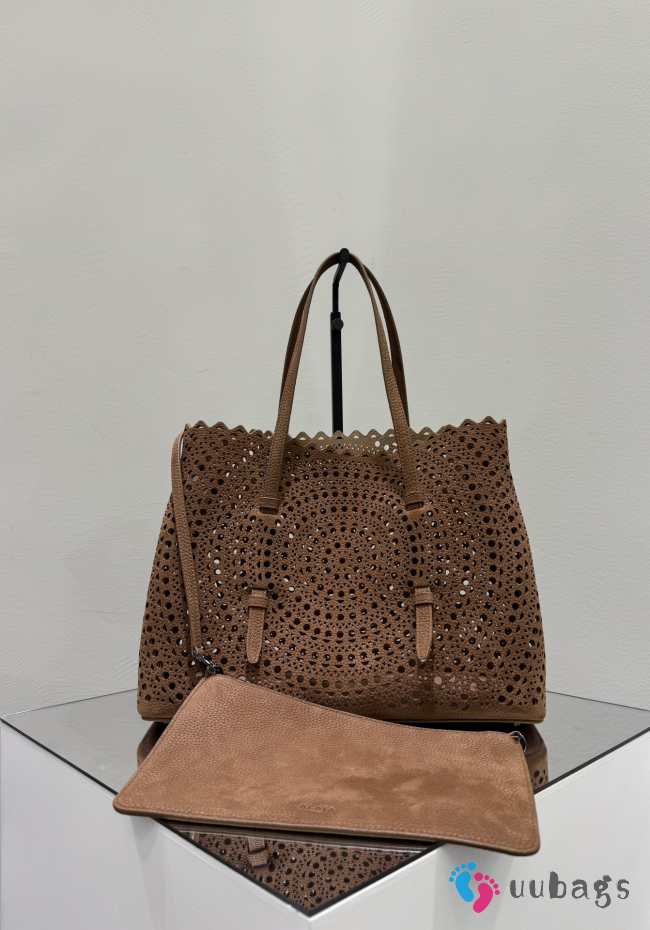 Uubags Alaia Mina medium Vienne brown bag 32x15.5x25cm - 1