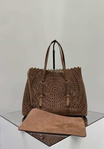 Uubags Alaia Mina medium Vienne brown bag 32x15.5x25cm