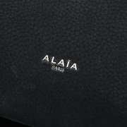 Uubags Alaia black Le Bouledogue bowling shoulder bag in nubuck 32x17x15cm - 3