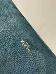 Uubags Alaia dark green Le Bouledogue bowling shoulder bag in nubuck 32x17x15cm - 3