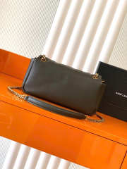 YSL Calypso Padded Lambskin Chain Bag In Khaki 26x14x7cm - 3