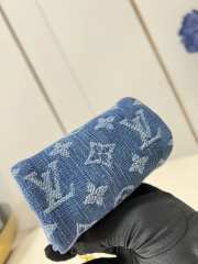 Uubags Louis Vuitton M27604 Trousse Speedy In Blue Denim 11x7.5x6cm - 4