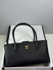 Uubags Chanel Cerf Executive Medium Shoulder Tote Bag In Black 33x18x14cm - 1