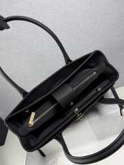 Uubags Chanel Cerf Executive Medium Shoulder Tote Bag In Black 33x18x14cm - 2