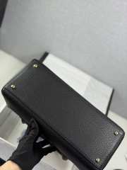 Uubags Chanel Cerf Executive Medium Shoulder Tote Bag In Black 33x18x14cm - 5