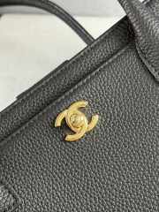 Uubags Chanel Cerf Executive Large Shoulder Tote Bag In Black 36x15x24cm - 4