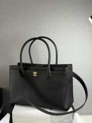 Uubags Chanel Cerf Executive Large Shoulder Tote Bag In Black 36x15x24cm - 3