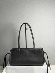 Uubags Chanel AS6288 small shopping bag grained calfskin & gold-tone metal in black 15x30.5x11.5cm - 4