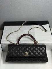 Uubags Chanel Large Coco Top Handle In Black 32cm - 1