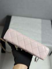 Uubags Chanel Classic Vanity with Chain in Light Pink Grained Patent Calfskin 17x19.5x5cm - 2