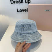 Uubags Miu Miu Denim Bucket Hat 01 - 1