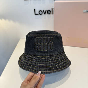 Uubags Miu Miu Denim Bucket Hat 02