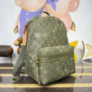 Uubags Louis Vuitton M29769 Palm Springs Backpack Green Monogram Canvas 29x20x38cm - 3