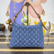 Uubags Louis Vuitton M27329 Baggy In Blue Denim 30x22x13cm - 6