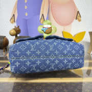 Uubags Louis Vuitton M27329 Baggy In Blue Denim 30x22x13cm - 4