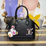 Uubags Louis Vuitton M13670 LV x TM Alma BB Bag In Black 23.5x17.5x11.5cm - 1