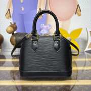 Uubags Louis Vuitton M13670 LV x TM Alma BB Bag In Black 23.5x17.5x11.5cm - 6