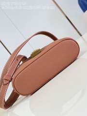 Uubags Louis Vuitton M27505 Low Key Vanity Bag In Cognac Brown Calfskin 19x12x5.5cm - 4