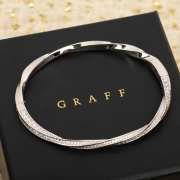 Uubags Graff Spiral Pavé Diamond Bangle - 6